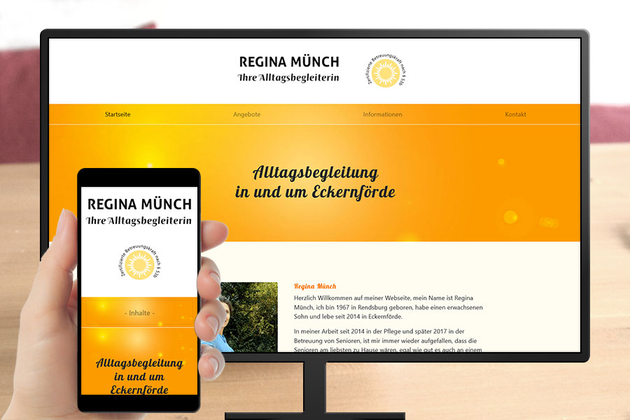 Internetseite www.alltagsbegleitung-muench.de/
