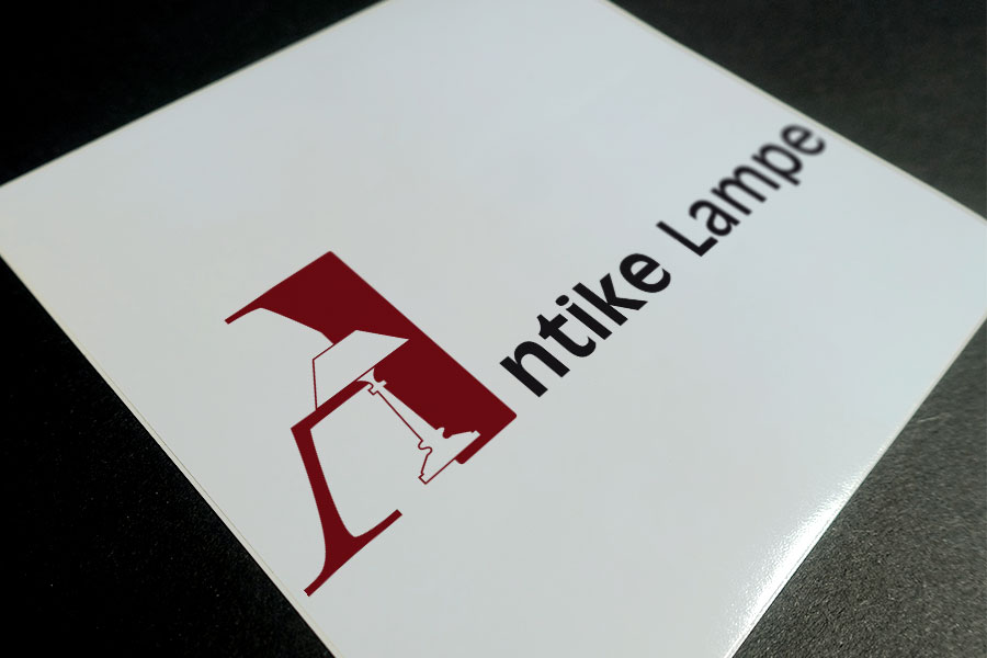 Logoentwicklung Antike Lampe