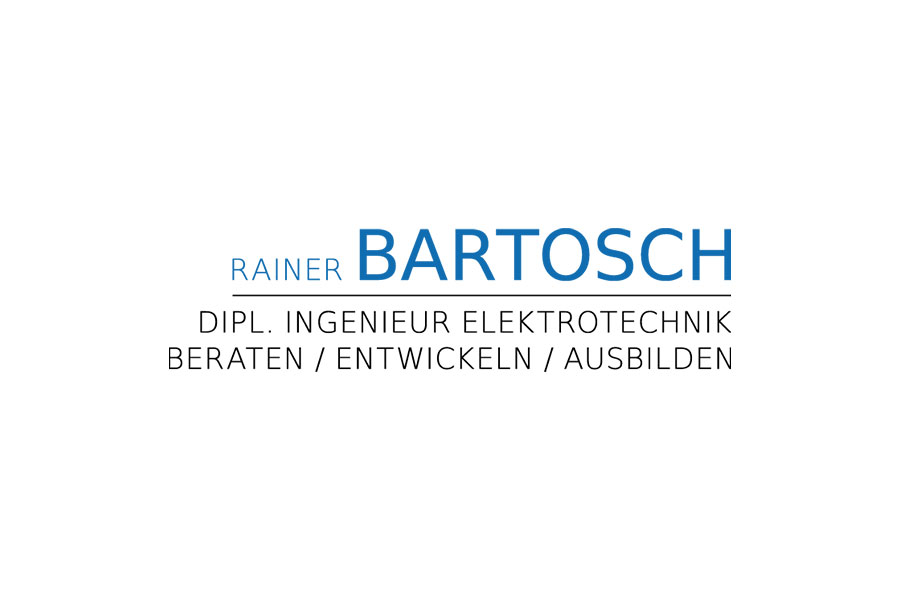Logoentwicklung Rainer Bartosch, Dipl. Ingenieur Elektrotechnik