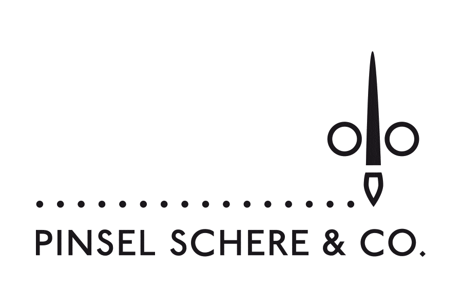 Logoentwicklung crafts kitchen und Pinsel Schere & Co.